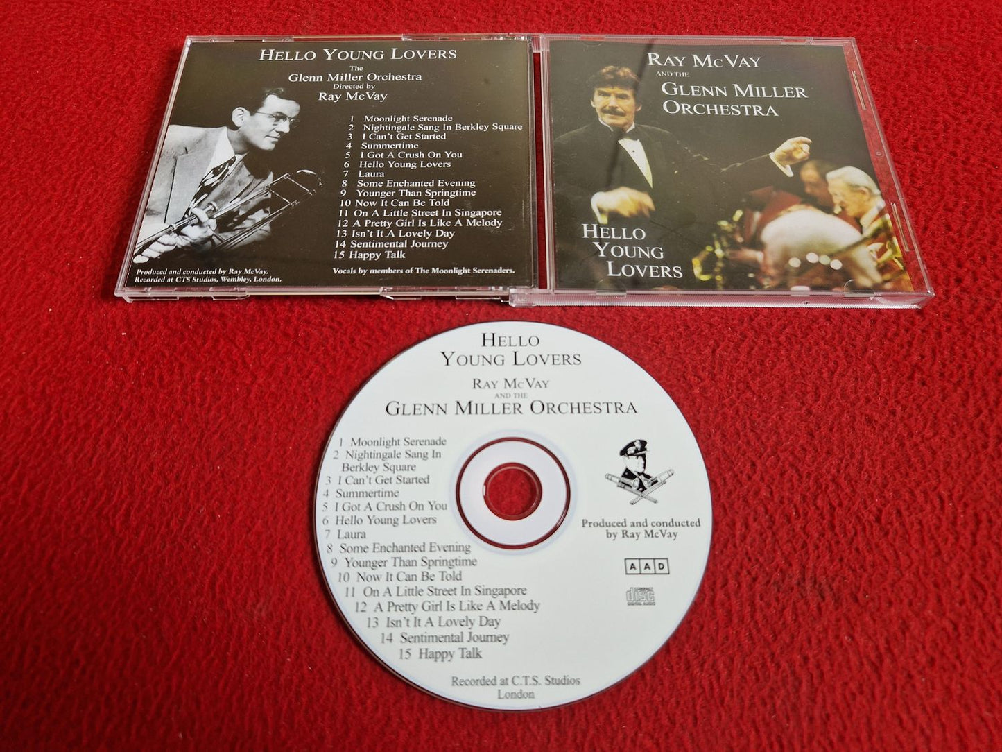 RAY MCVAY AND THE GLENN MILLER ORCHESTRA HELLO YOUNG LOVERS CD