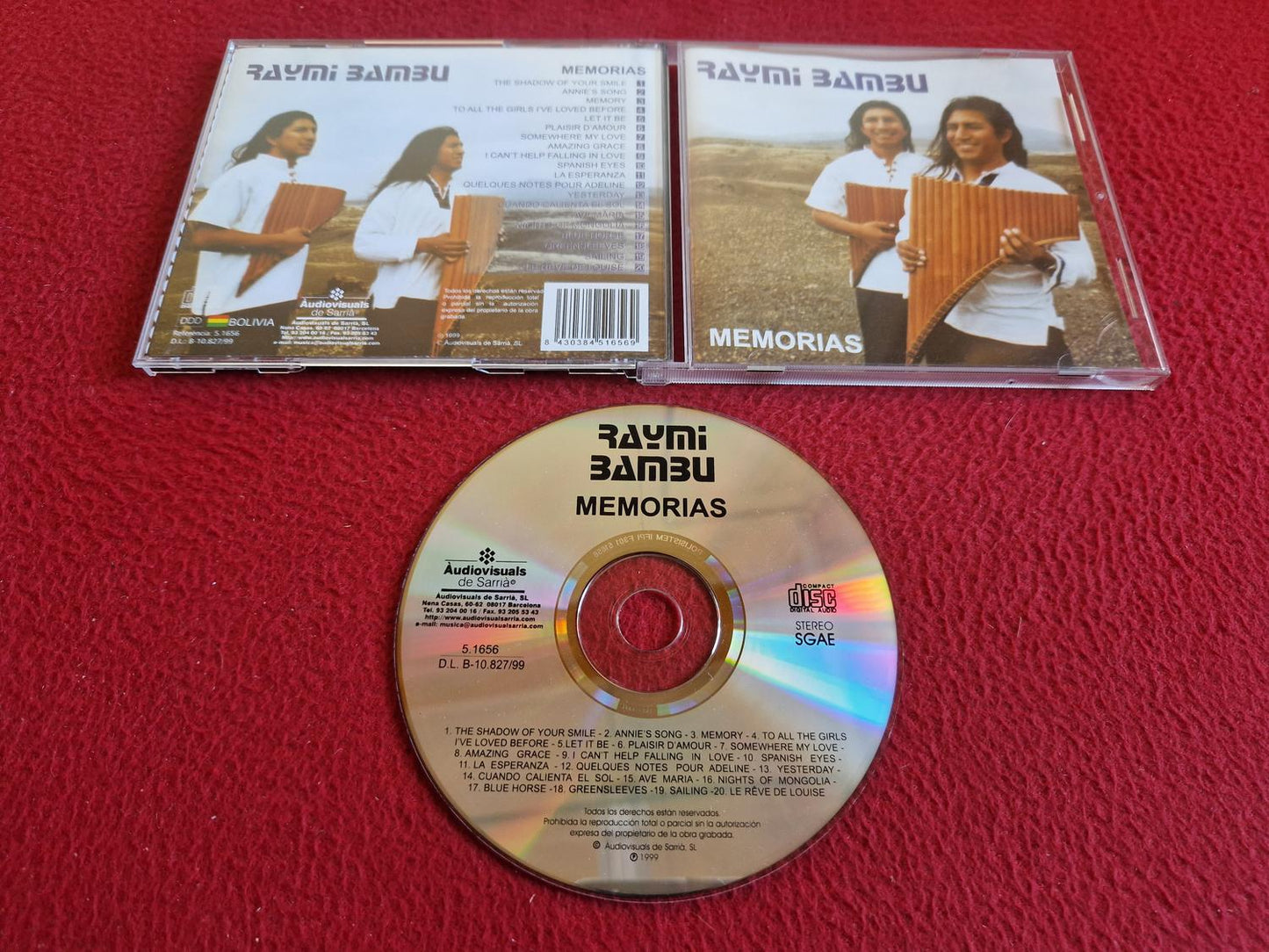 RAYMI BAMBU MEMORIAS CD