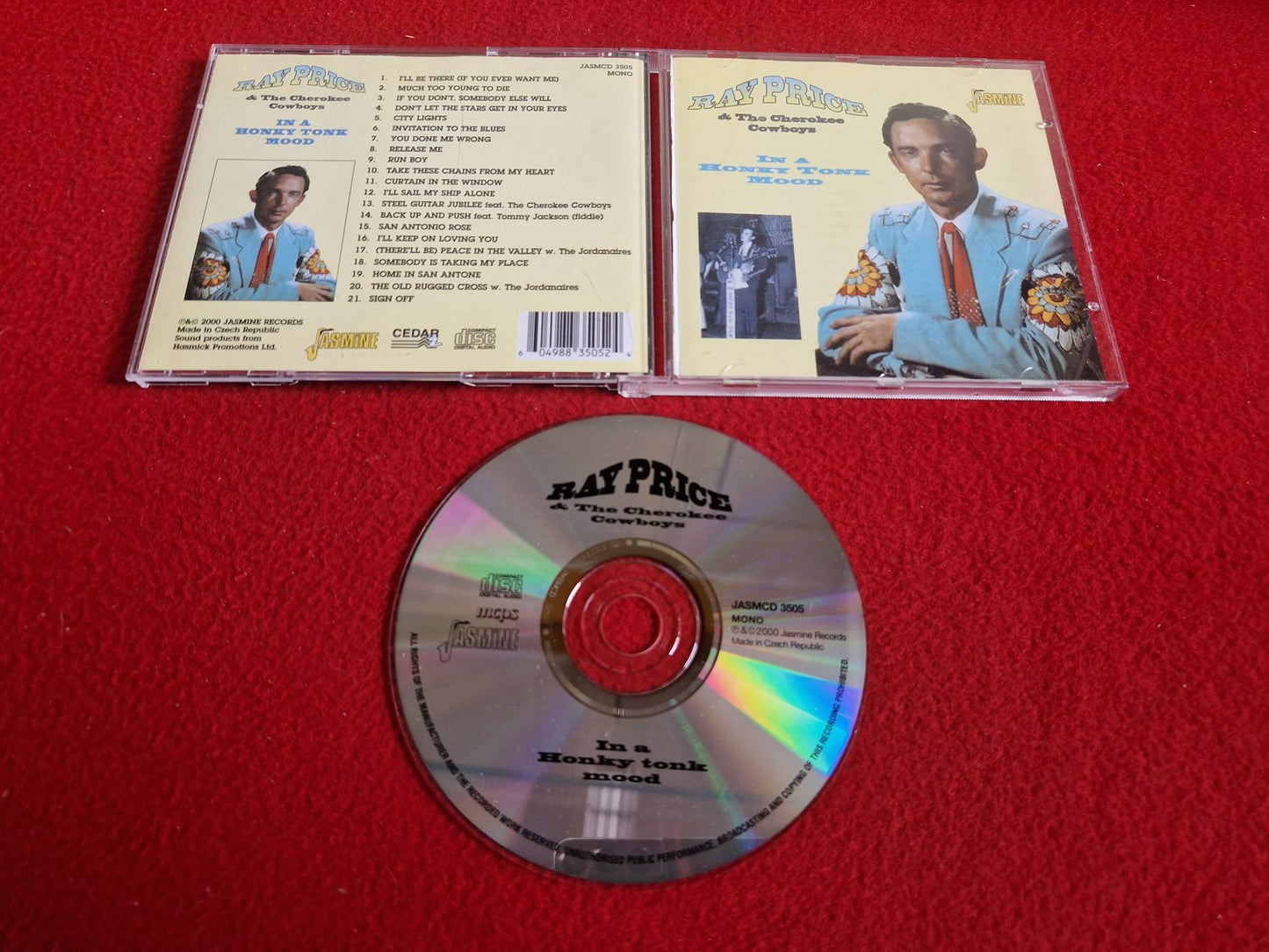 RAY PRICE & THE CHEROKEE COWBOYS IN A HONKY TONK MOOD CD