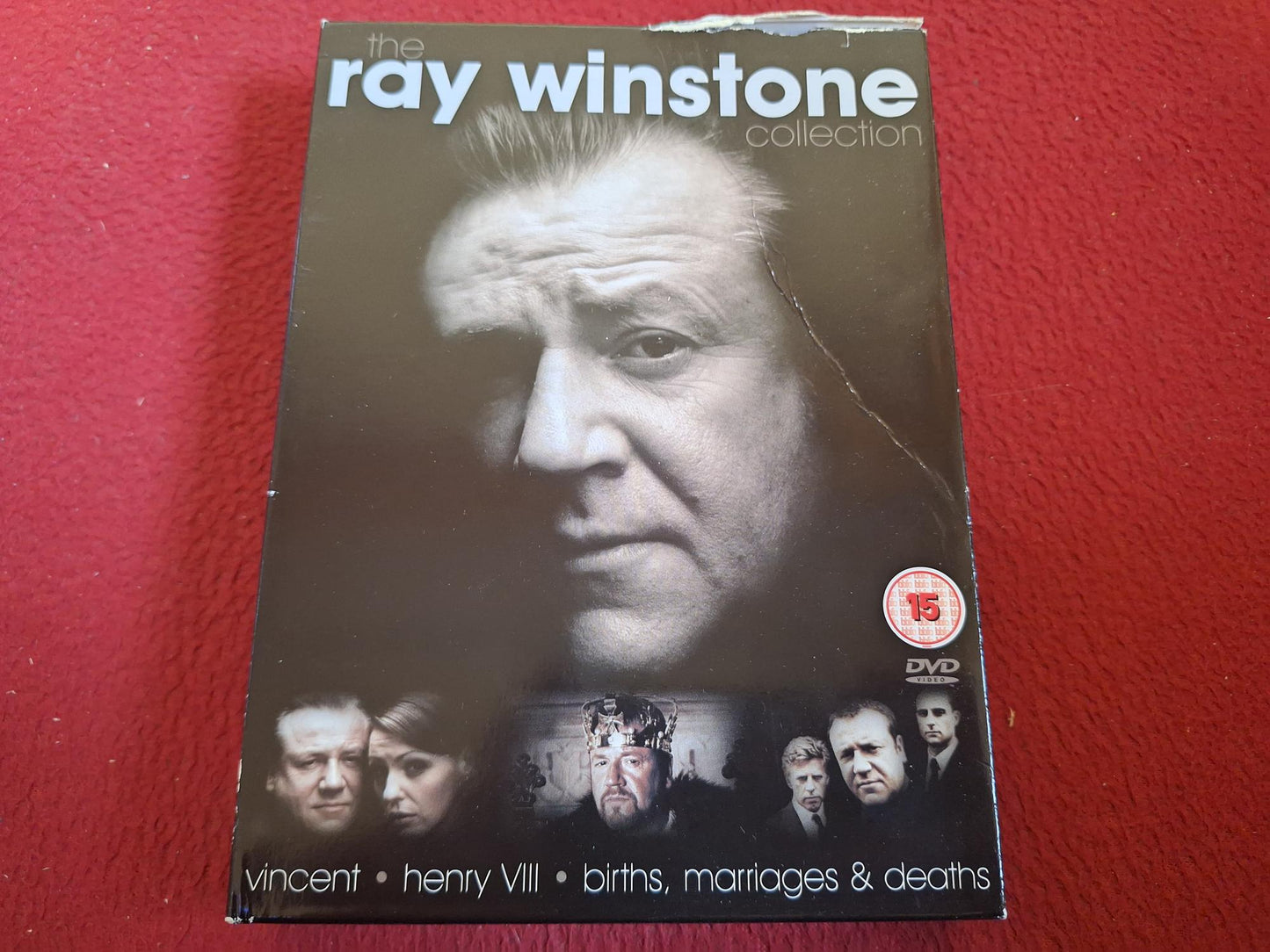 RAY WINSTONE - VINCENT / HENRY VIII / BIRTH, MARRIAGES & DEATHS BOX DVD