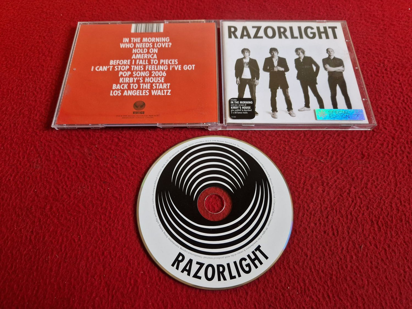 RAZORLIGHT SPECIAL EDITION CD