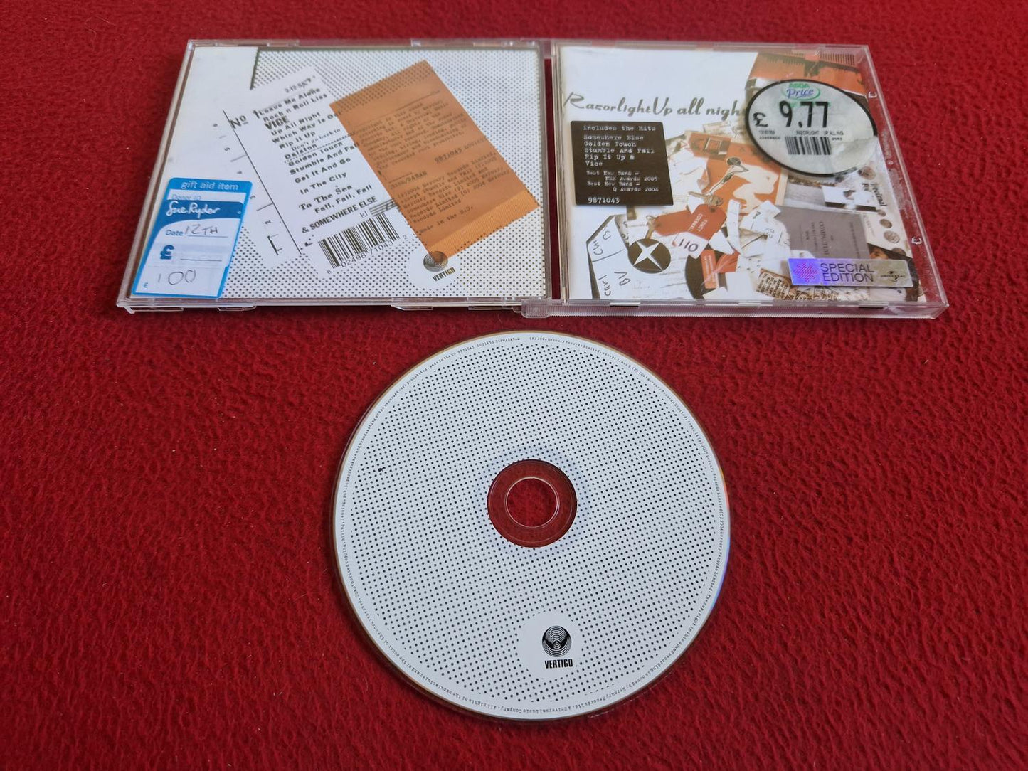 RAZORLIGHT UP ALL NIGHT CD