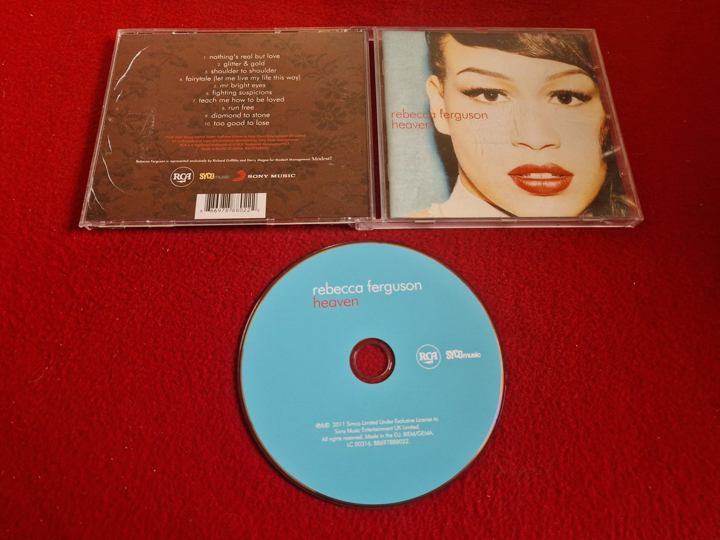 REBECCA FERGUSON HEAVEN till CD