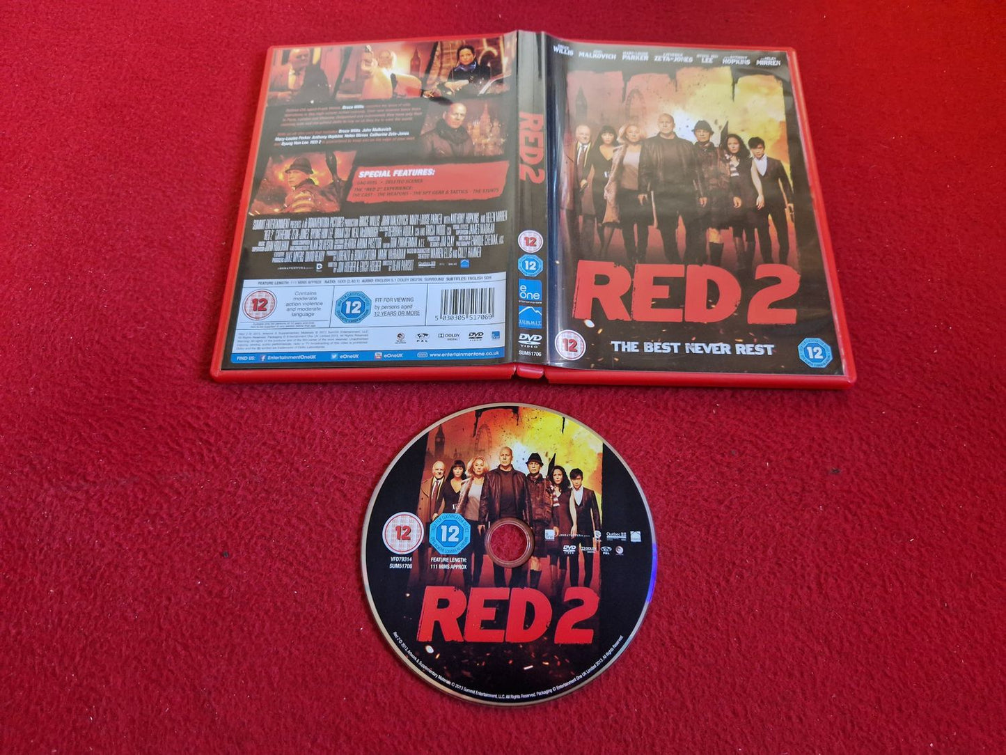 RED 2 DVD