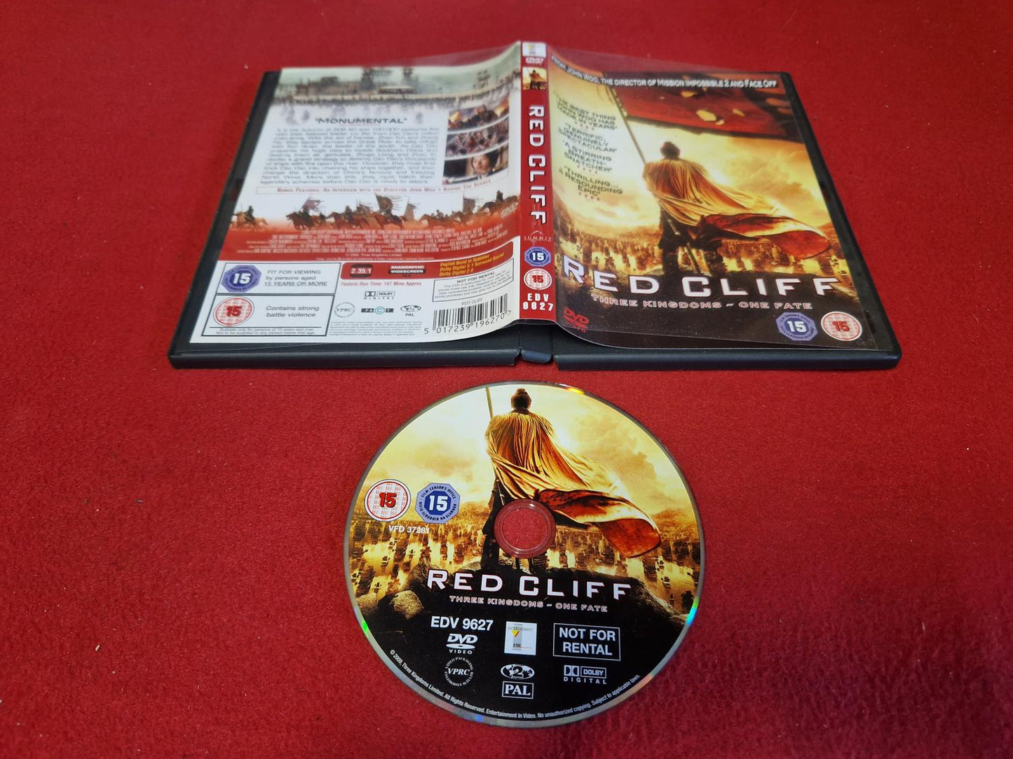 RED CLIFF till DVD