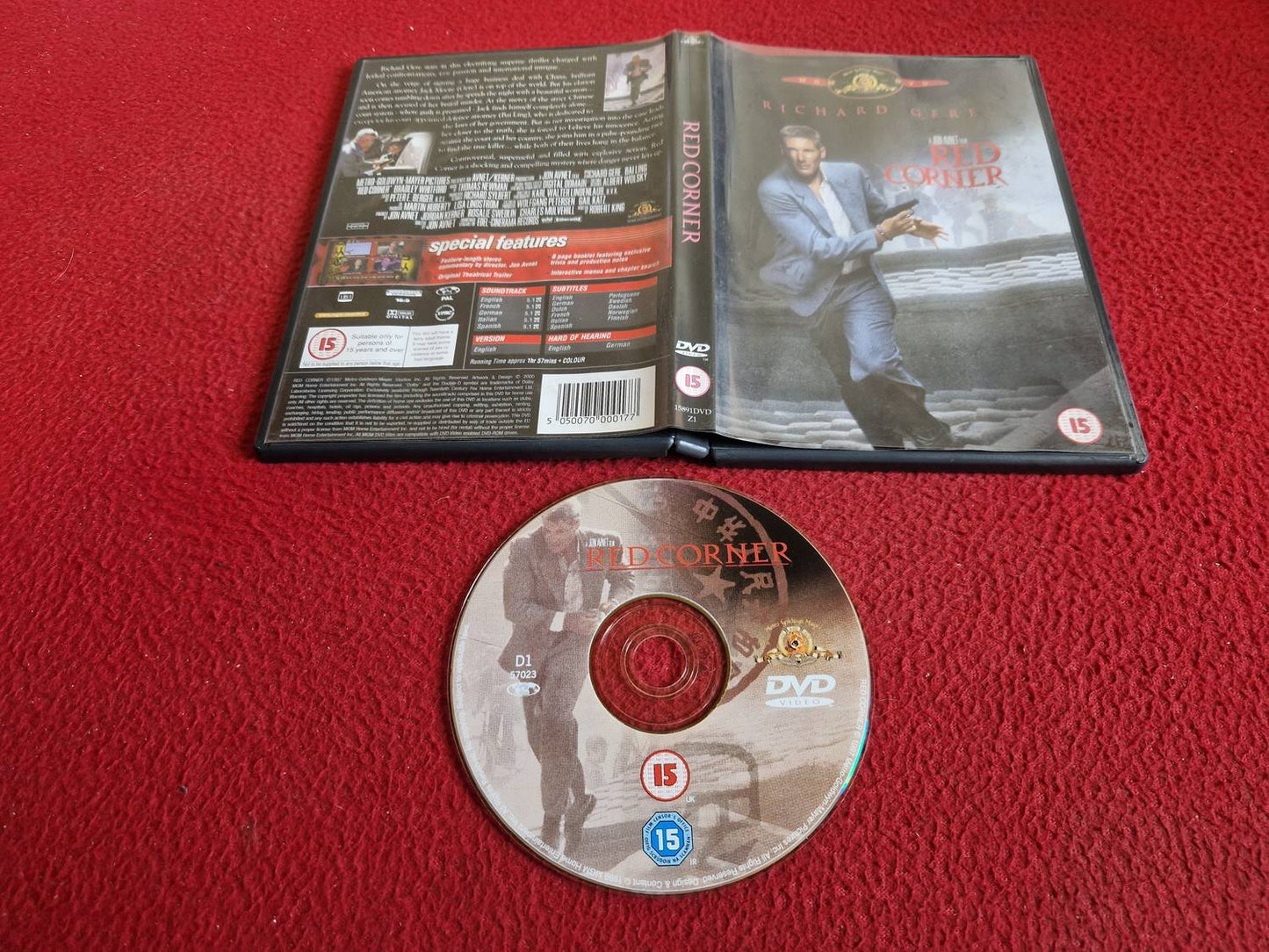 RED CORNER [ SVENSK TEXT ] DVD