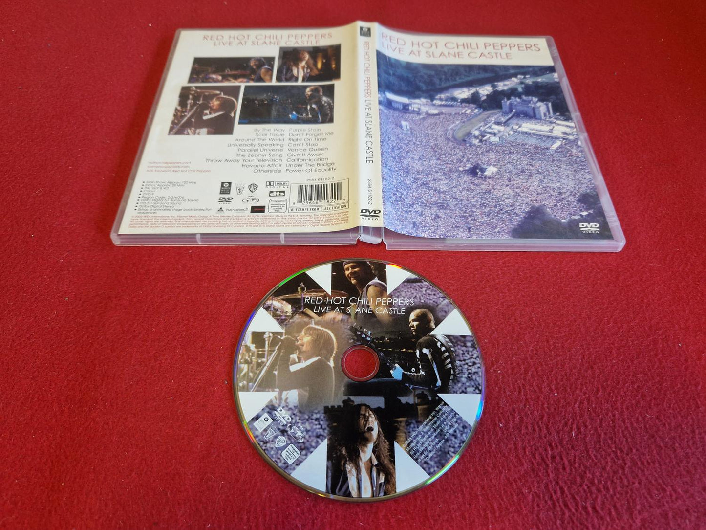 RED HOT CHILI PEPPERS LIVE AT SLANE CASTLE till DVD