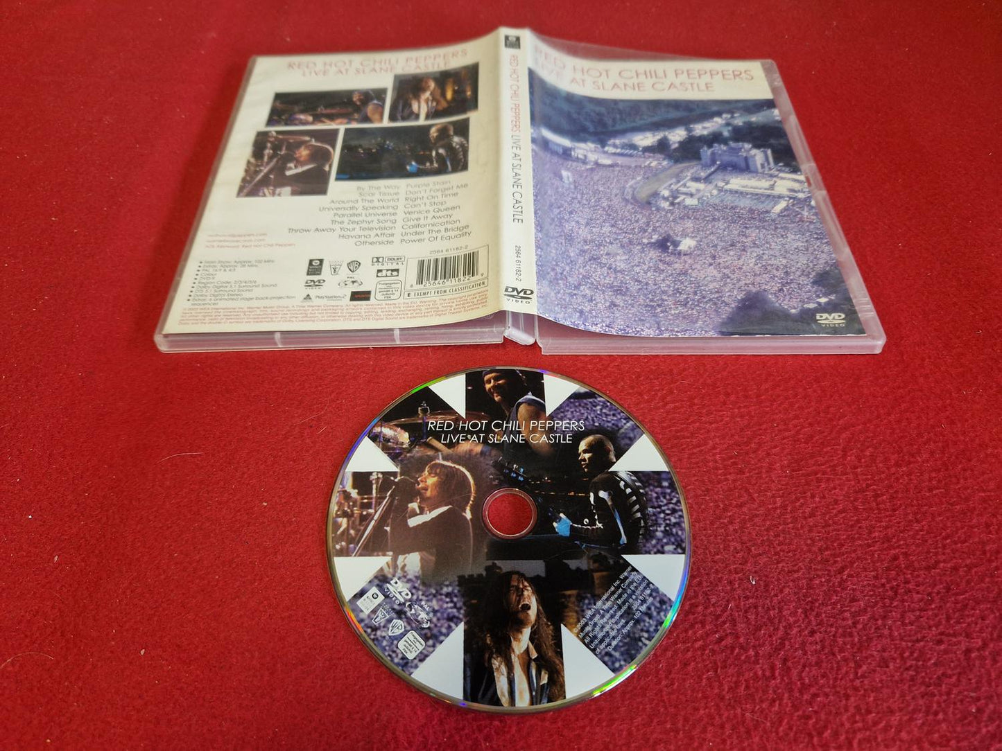 RED HOT CHILI PEPPERS LIVE AT SLANE CASTLE till DVD