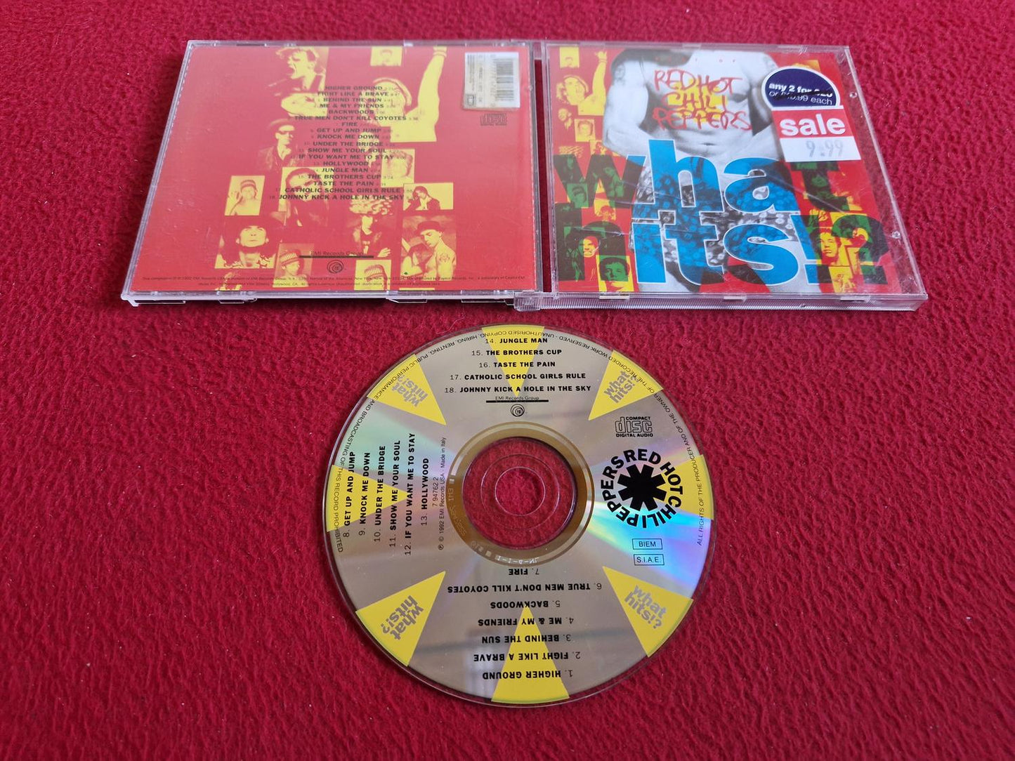 RED HOT CHILI PEPPERS WHAT HITS!? CD