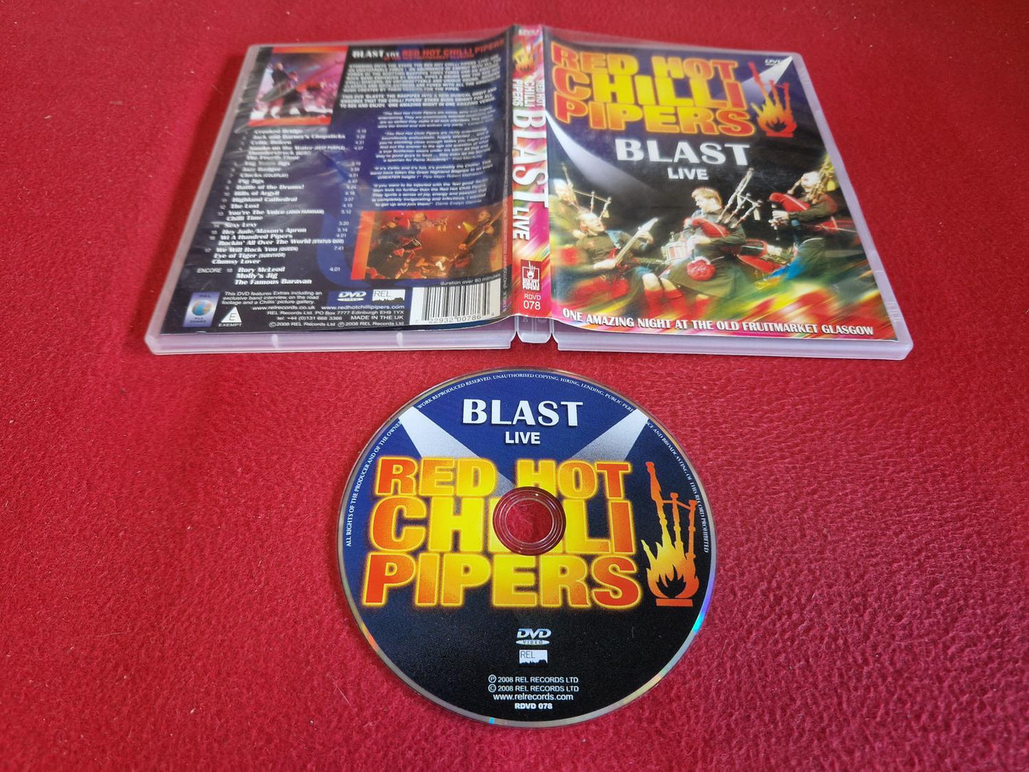 RED HOT CHILLI PIPERS BLAST LIVE till DVD
