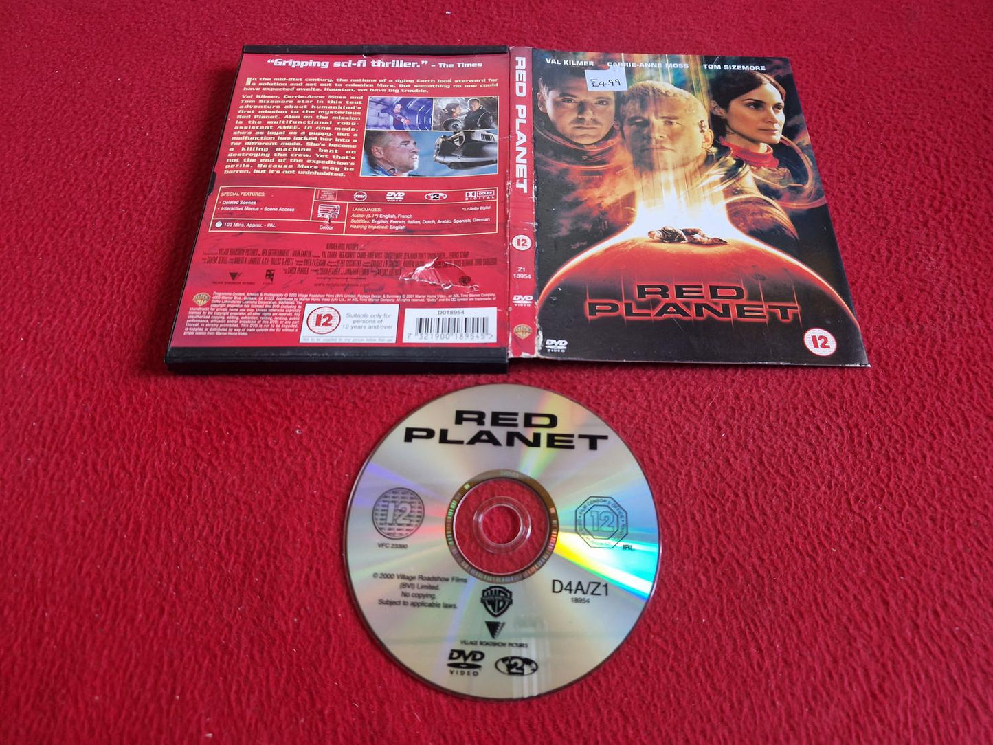 RED PLANET [SNAPCASE] DVD