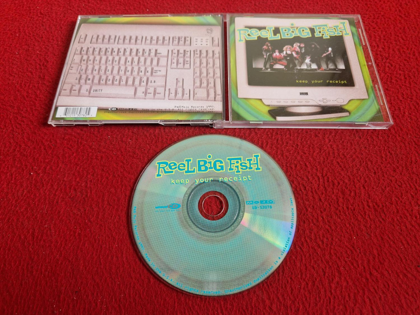REEL BIG FISH KEEP YOUR RECEIPT CD