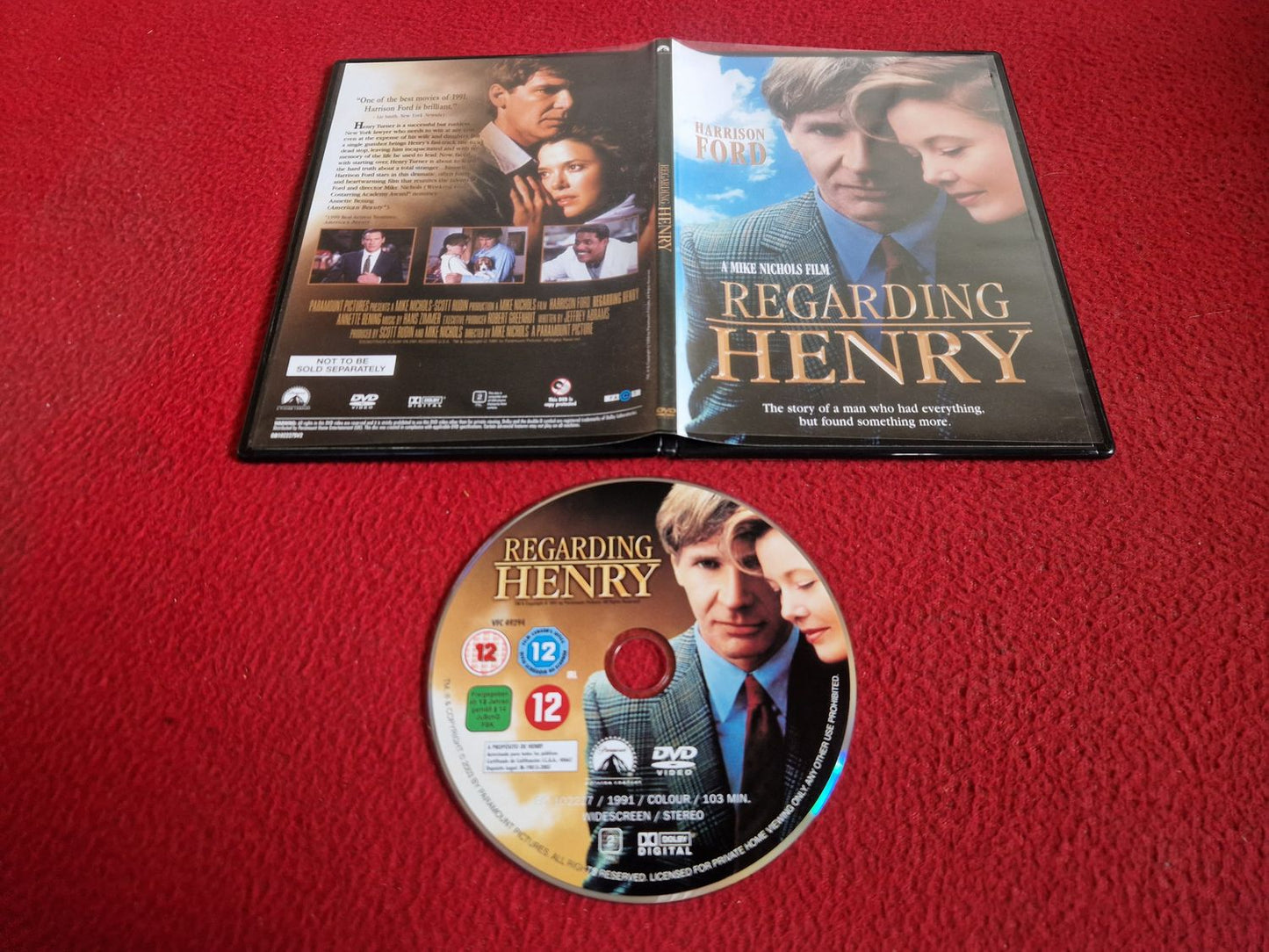 REGARDING HENRY DVD