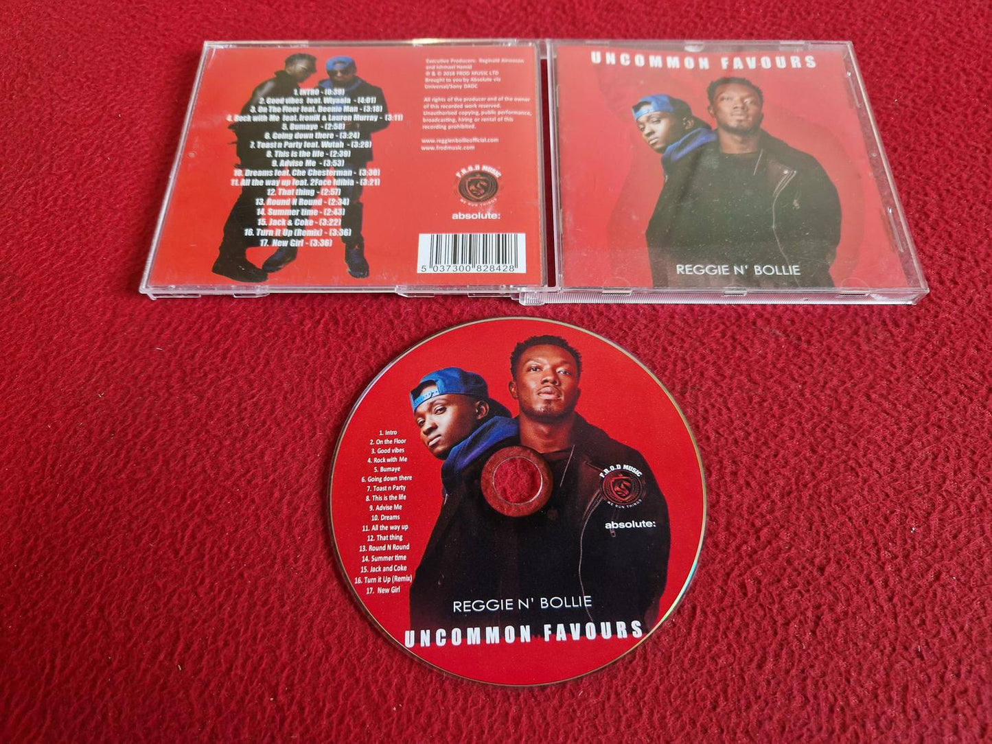 REGGIE N'BOLLIE UNCOMMON FAVOURS CD