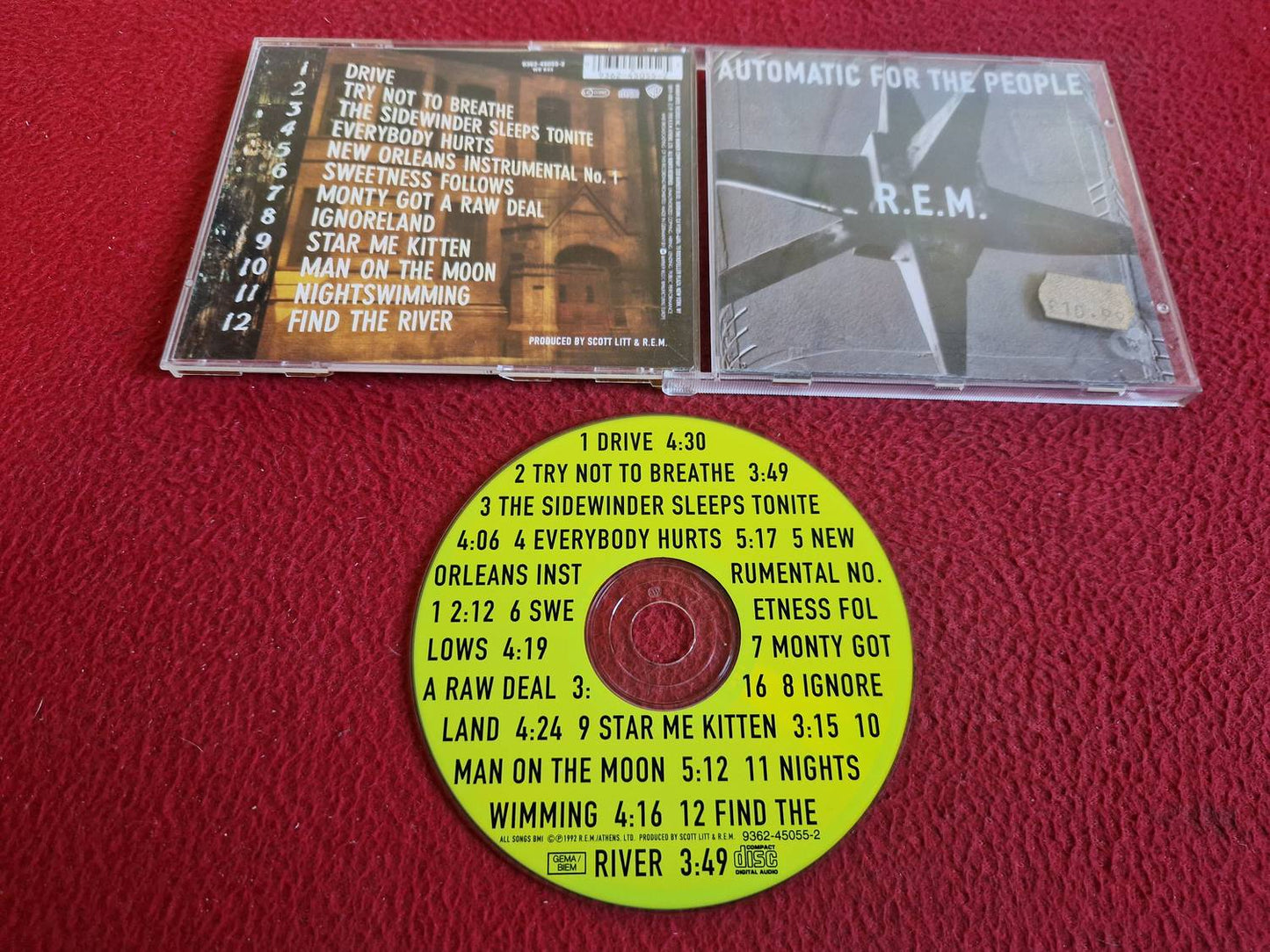 R.E.M. AUTOMATIC FOR THE PEOPLE CD