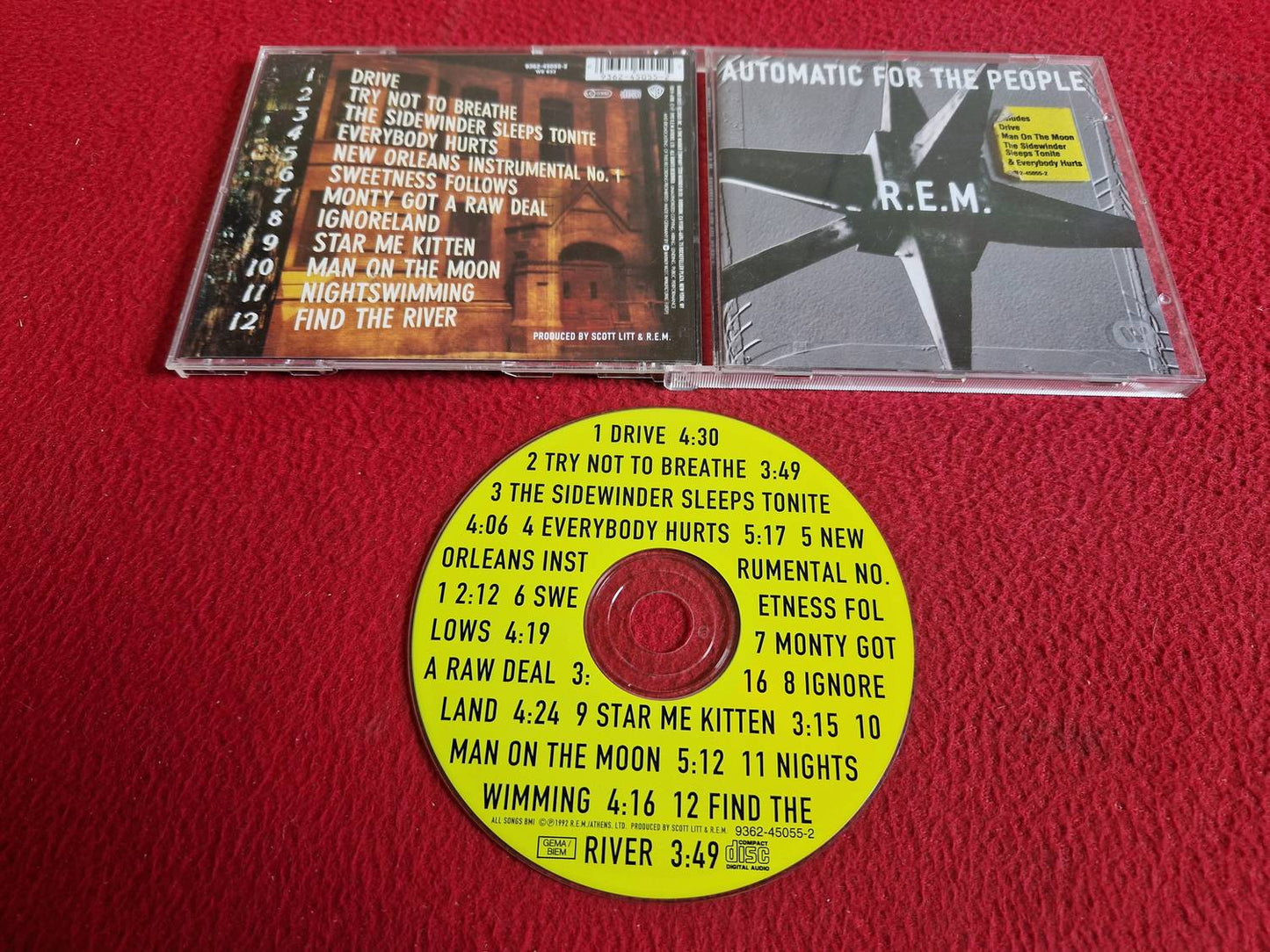 R.E.M. AUTOMATIC FOR THE PEOPLE CD
