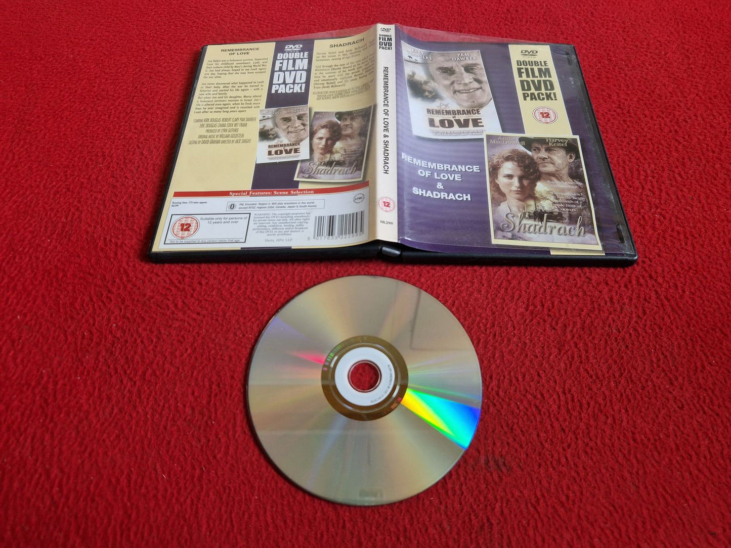 REMEMBRANCE OF LOVE & SHADRACH DVD