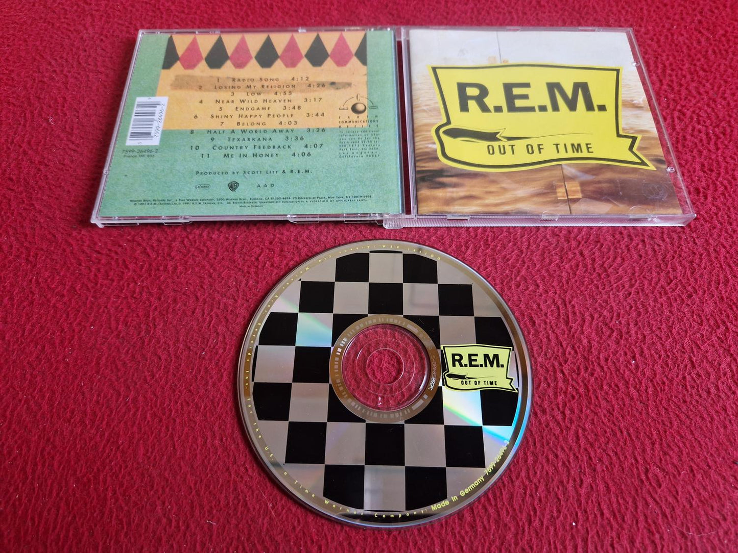 R.E.M. OUT OF TIME CD
