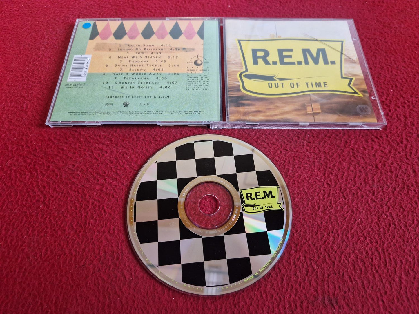 R.E.M. OUT OF TIME CD