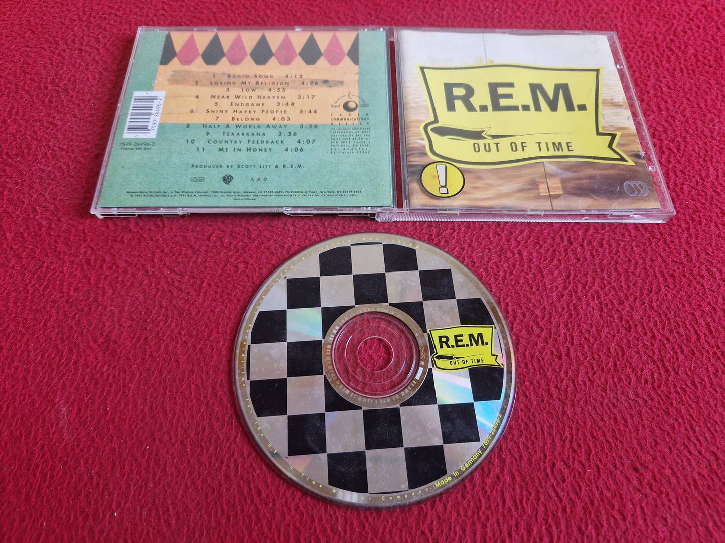 R.E.M. OUT OF TIME CD