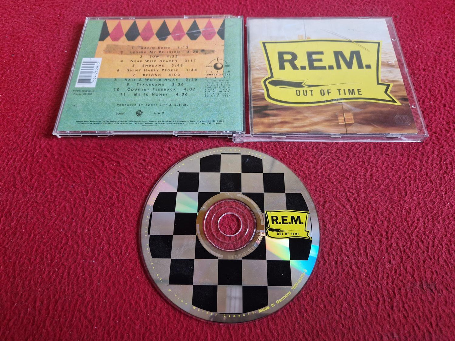 R.E.M. OUT OF TIME CD