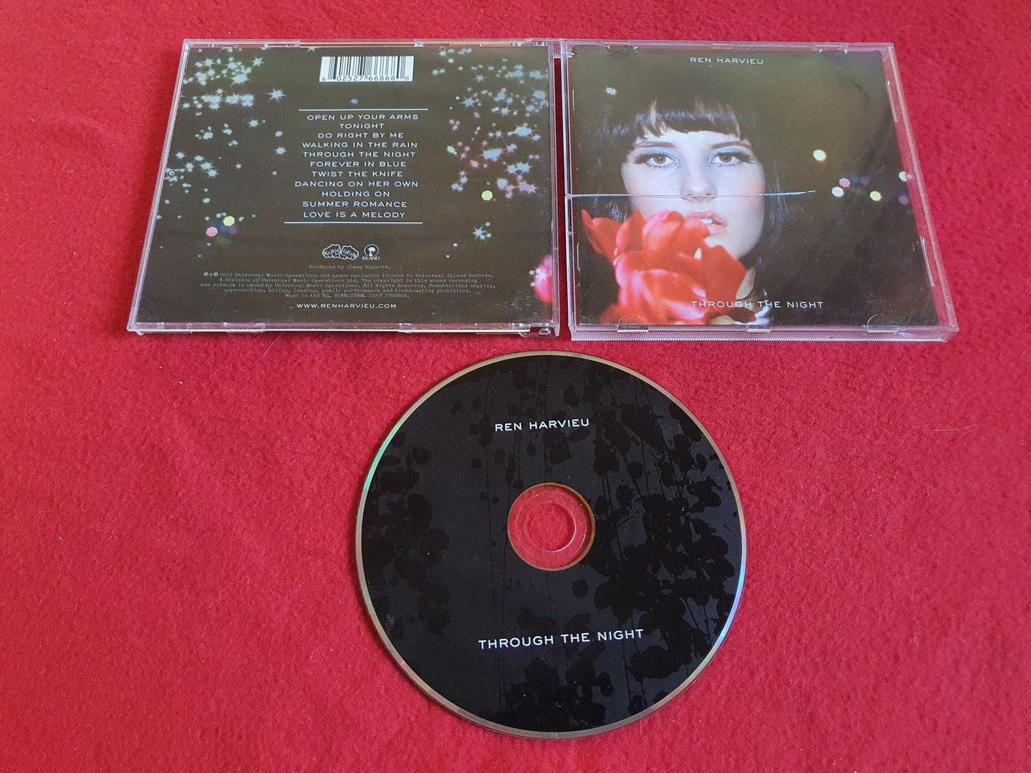 REN HARVIEU THROUGH THE NIGHT till CD