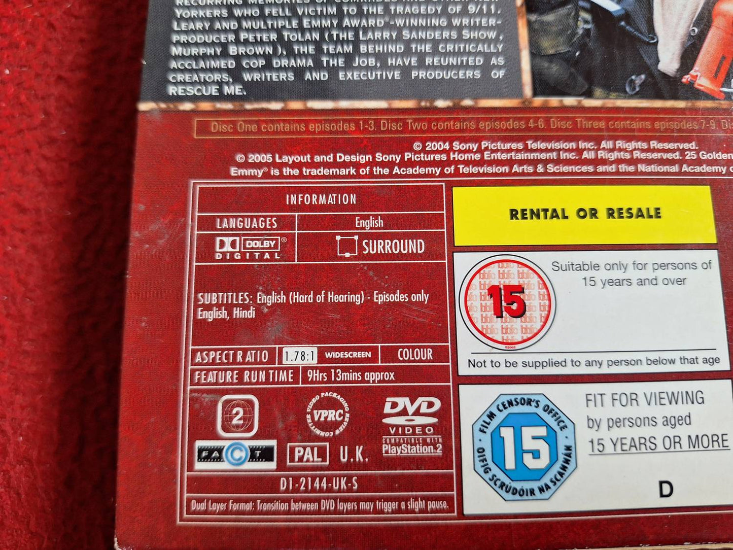 RESCUE ME SEASON 1 BOX DVD