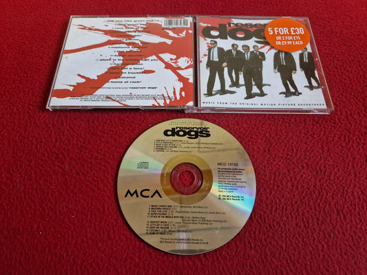 RESERVOIR DOGS MUSIC FROM THE ORIGINAL MOTION PICTURE SOUNDTRACK CD