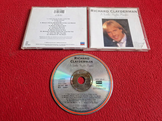RICHARD CLAYDERMAN A LITTLE NIGHT MUSIC CD