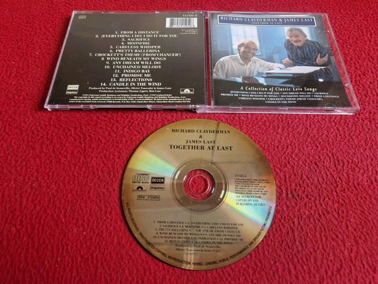 RICHARD CLAYDERMAN & JAMES LAST TOGETHER AT LAST CD