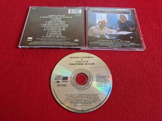 RICHARD CLAYDERMAN & JAMES LAST TOGETHER AT LAST CD