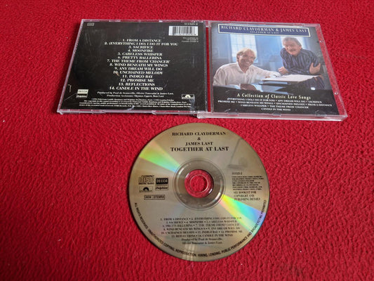 RICHARD CLAYDERMAN & JAMES LAST TOGETHER AT LAST CD