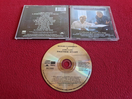 RICHARD CLAYDERMAN & JAMES LAST TOGETHER AT LAST CD
