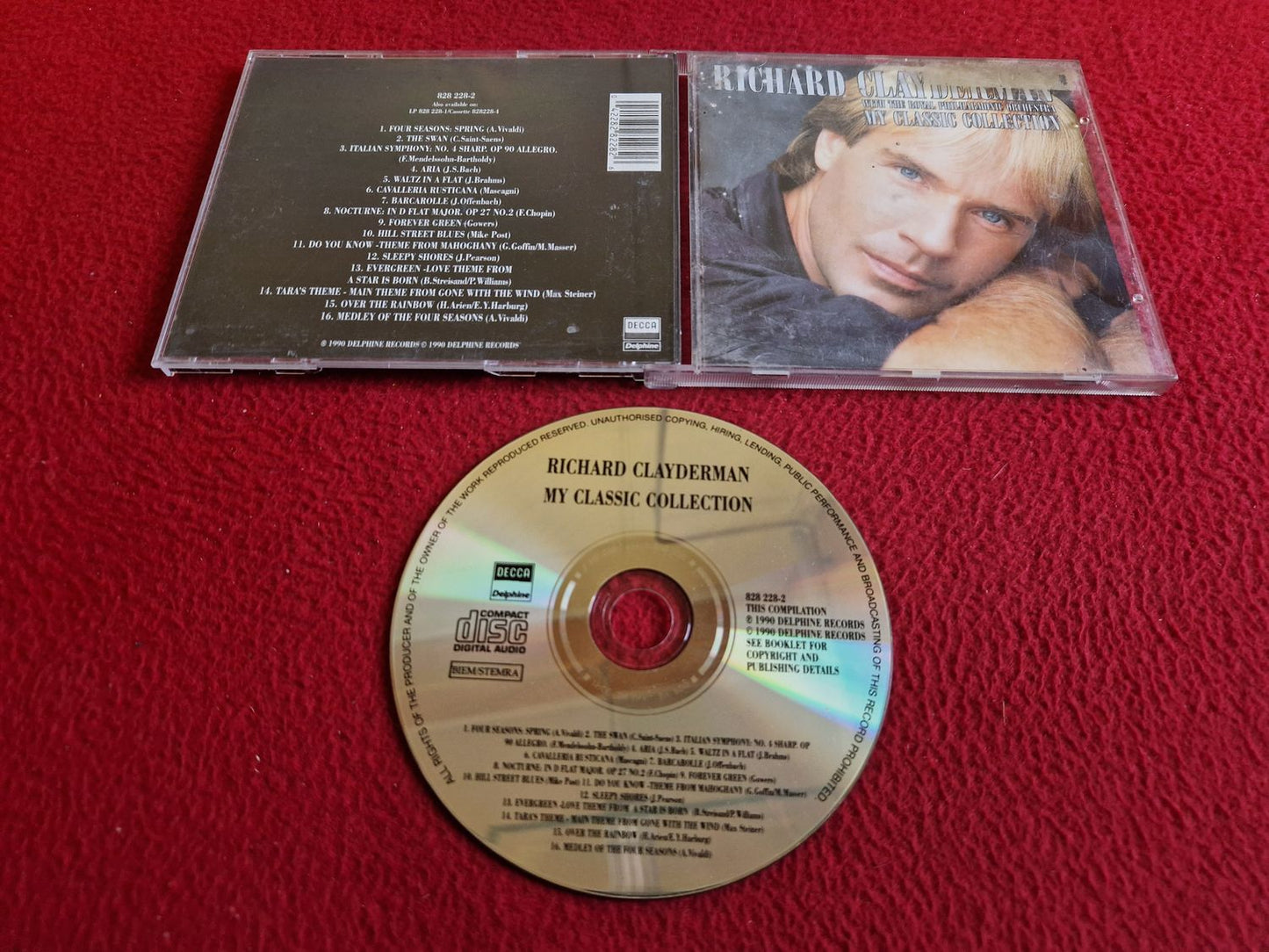 RICHARD CLAYDERMAN MY CLASSIC COLLECTION CD