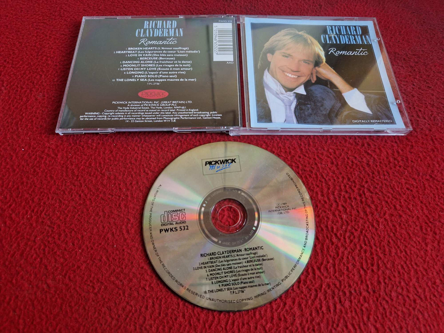 RICHARD CLAYDERMAN ROMANTIC CD