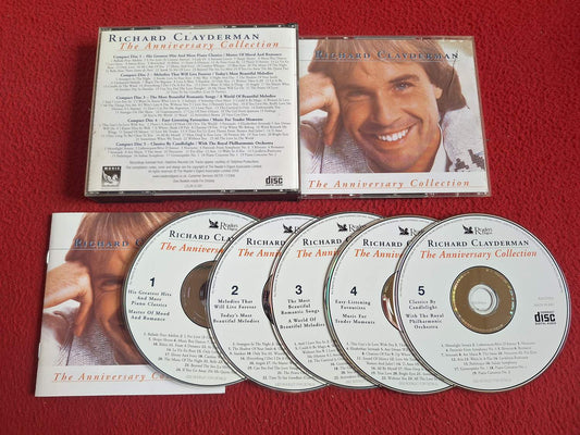 RICHARD CLAYDERMAN THE ANNIVERSARY COLLECTION CD BOX