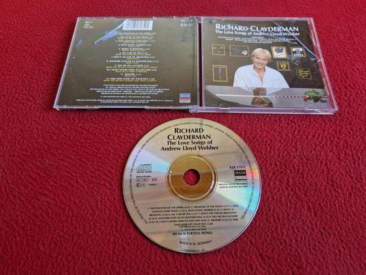 RICHARD CLAYDERMAN THE LOVE SONGS OF ANDREW LLOYD WEBBER CD