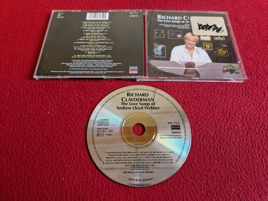 RICHARD CLAYDERMAN THE LOVE SONGS OF ANDREW LLOYD WEBBER CD