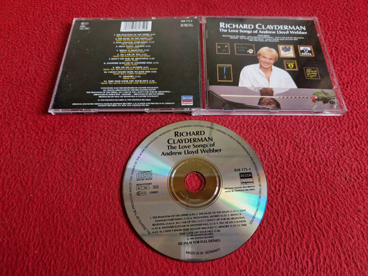 RICHARD CLAYDERMAN THE LOVE SONGS OF ANDREW LLOYD WEBBER CD