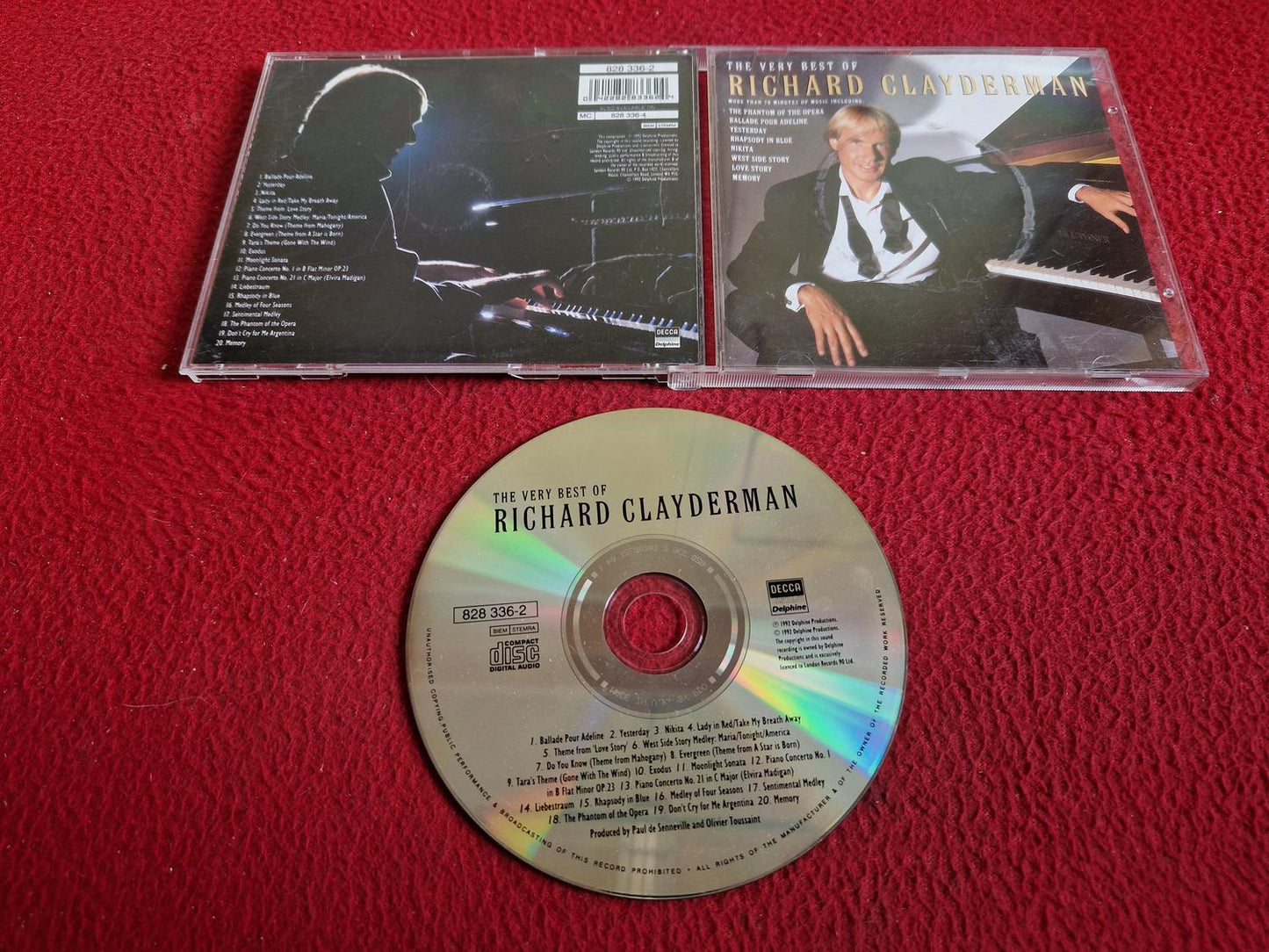 RICHARD CLAYDERMAN THE VERY BEST OF CD