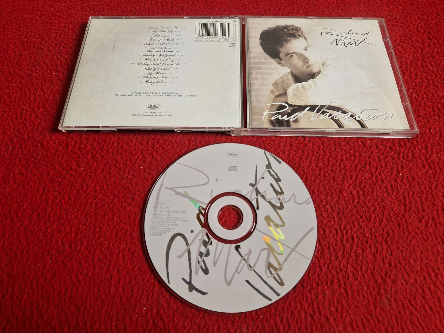 RICHARD MARX PAID VACATION CD