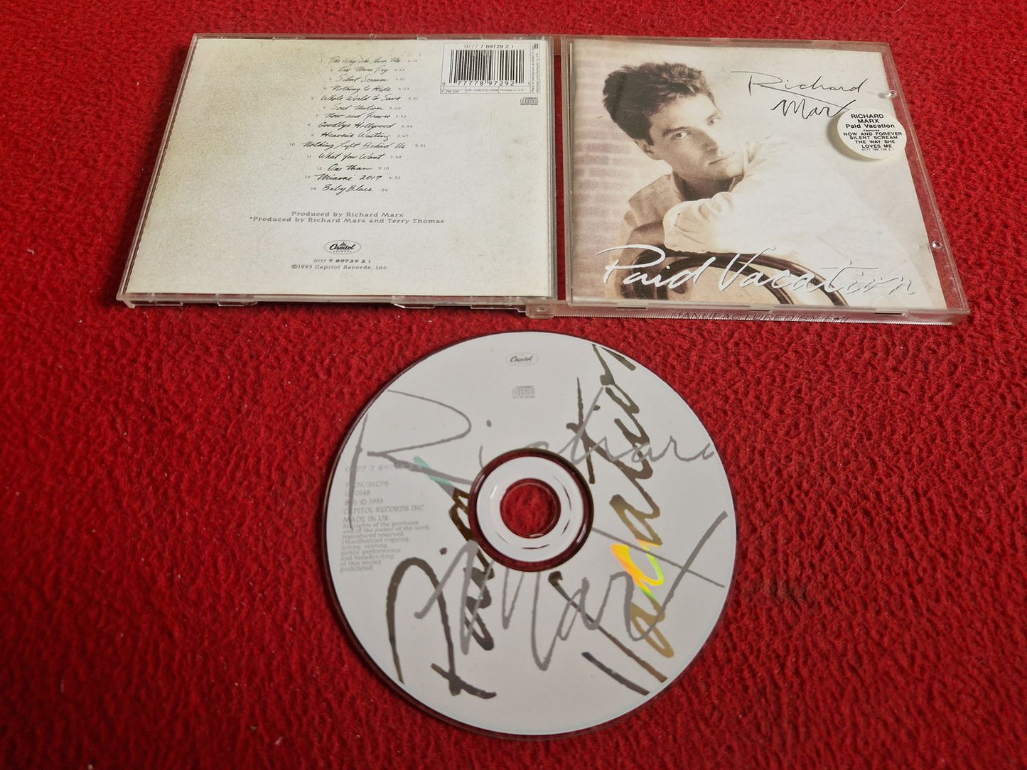 RICHARD MARX PAID VACATION CD