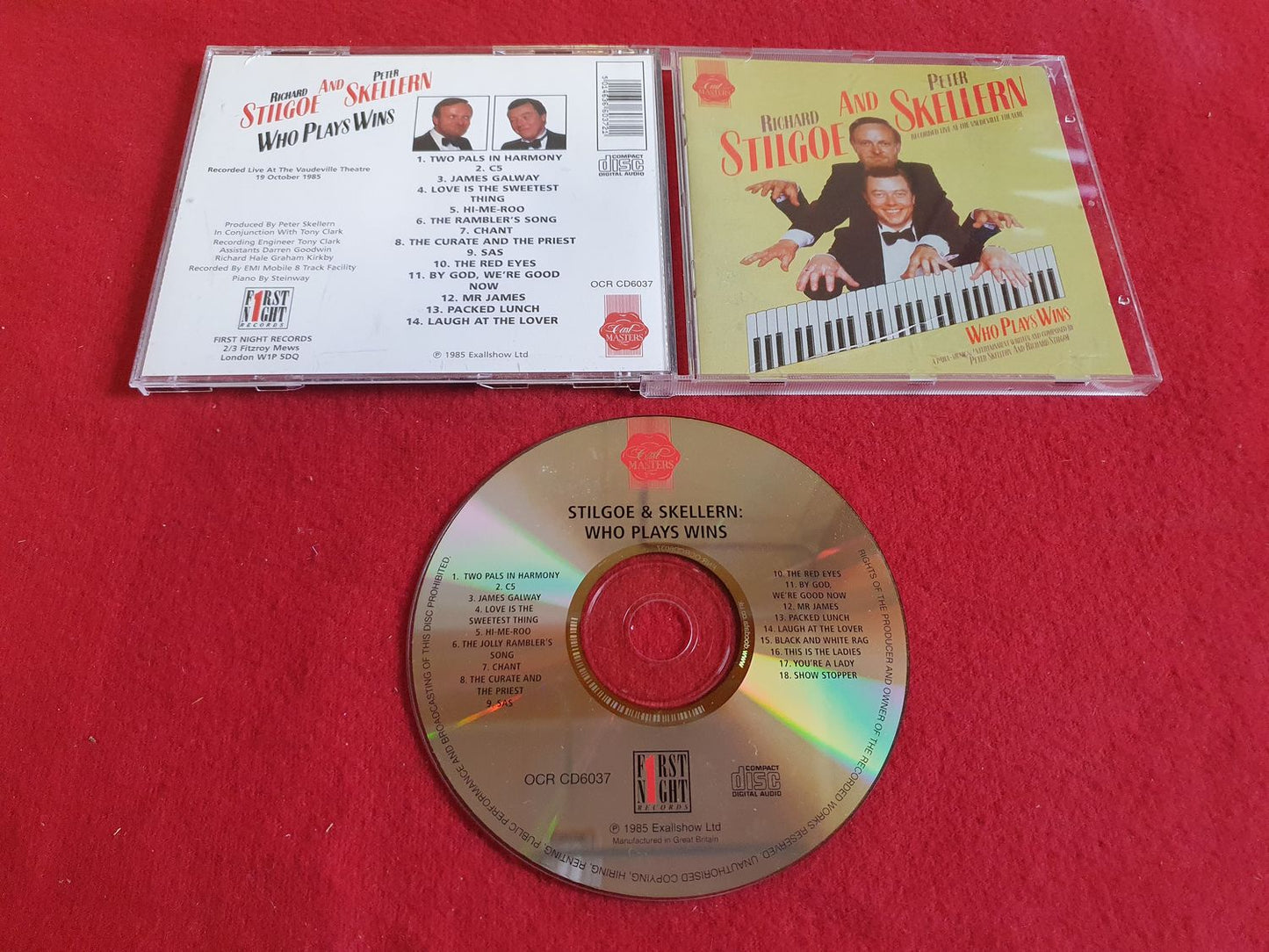 RICHARD STILGOE AND PETER SKELLERN WHO PLAYS WINS till CD