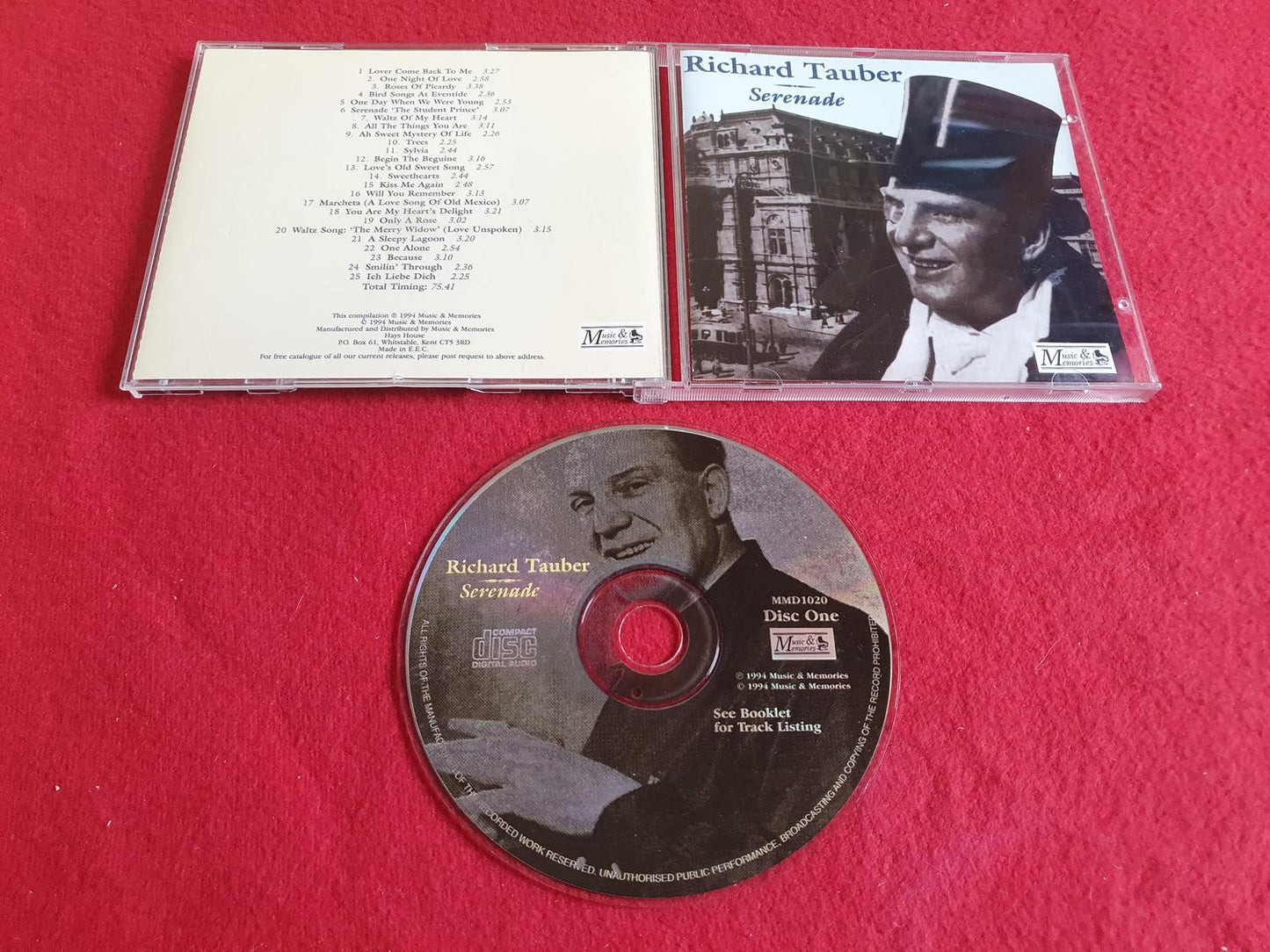 RICHARD TAUBER SERENADE till CD