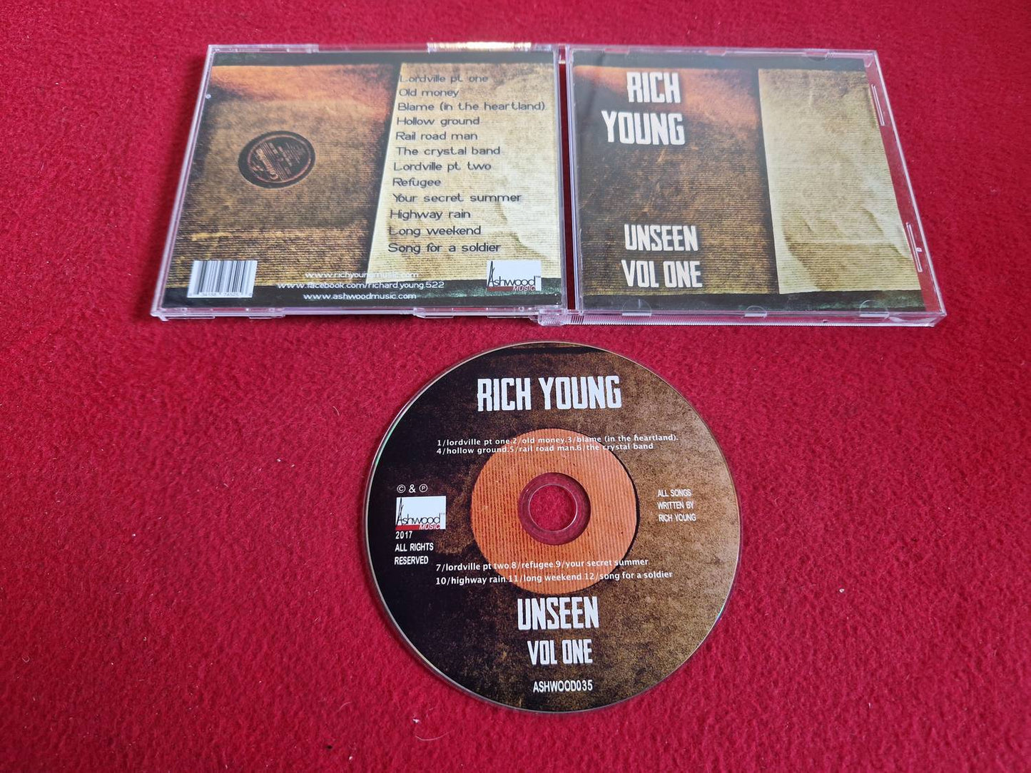 RICH YOUNG UNSEEN VOL ONE till CD