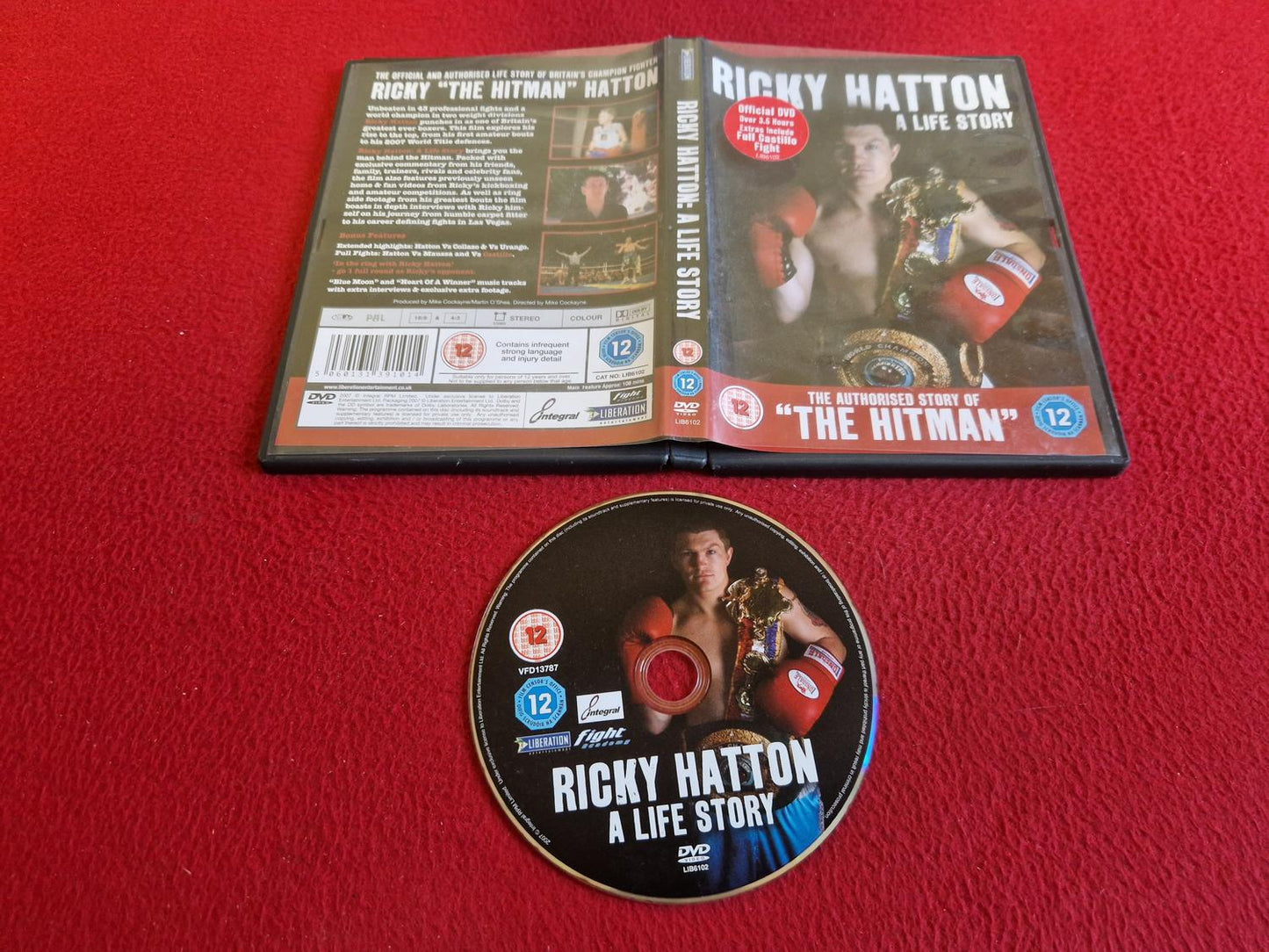RICKY HATTON A LIFE STORY DVD