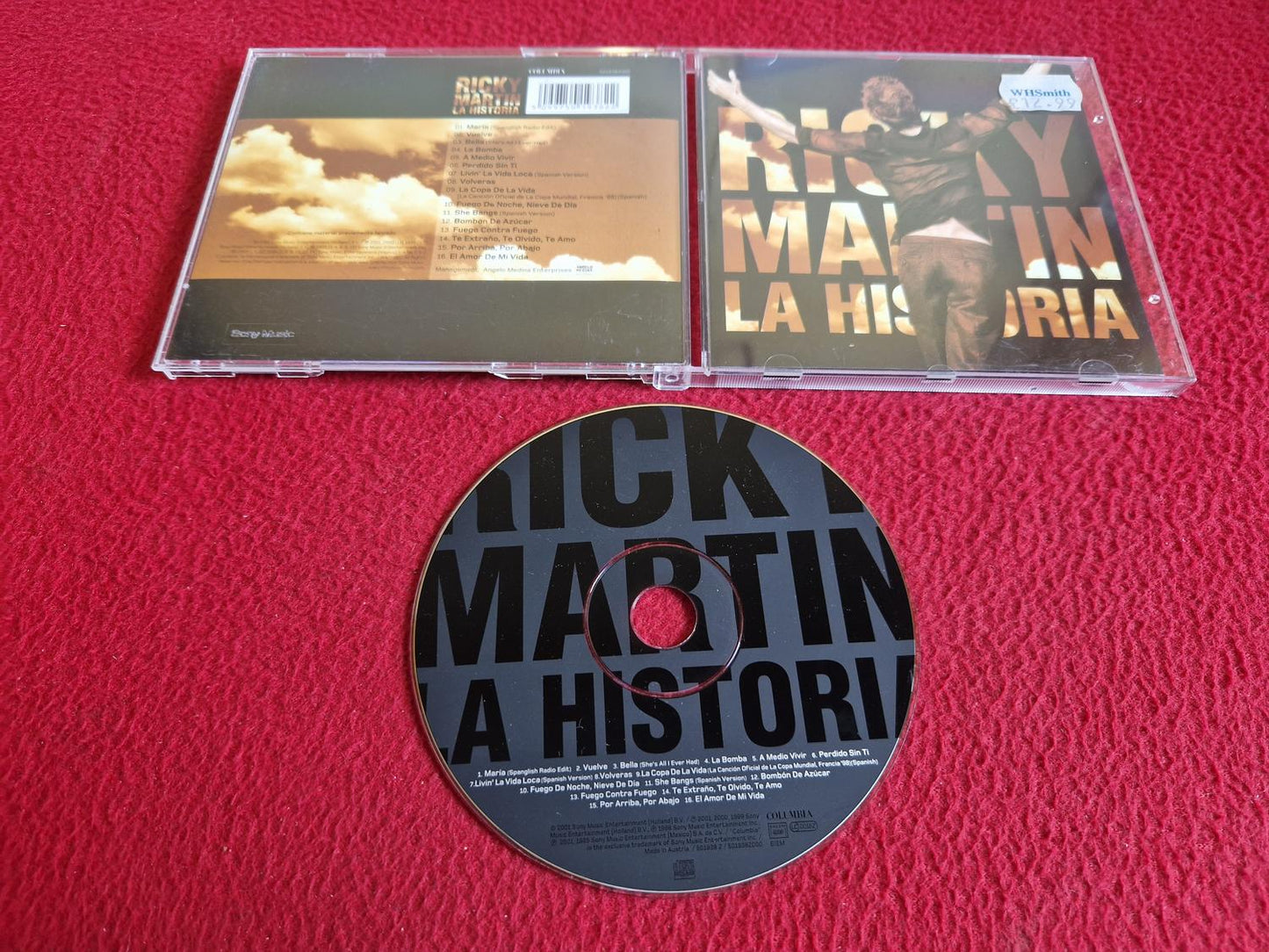 RICKY MARTIN LA HISTORIA CD