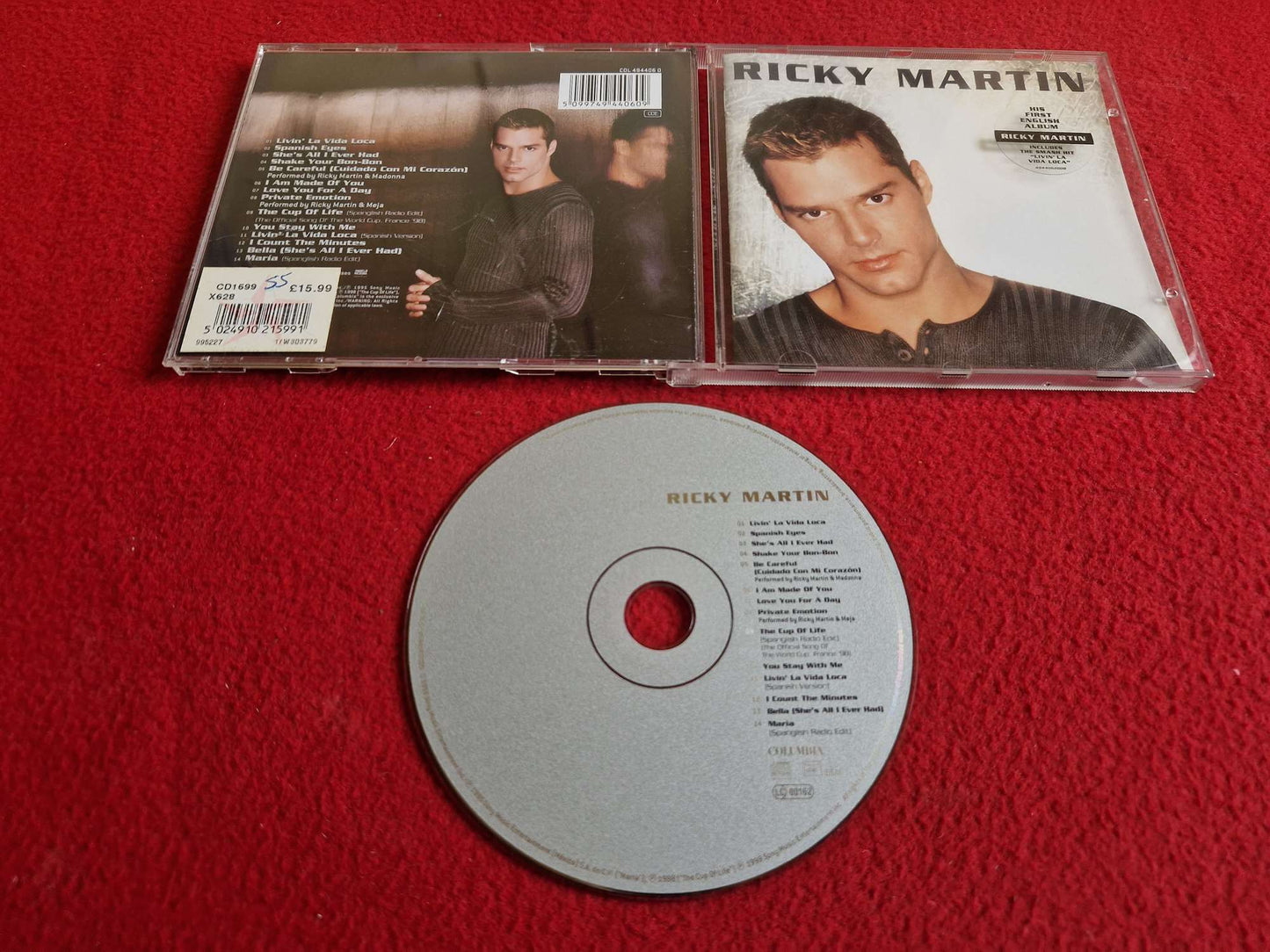 RICKY MARTIN - RICKY MARTIN CD