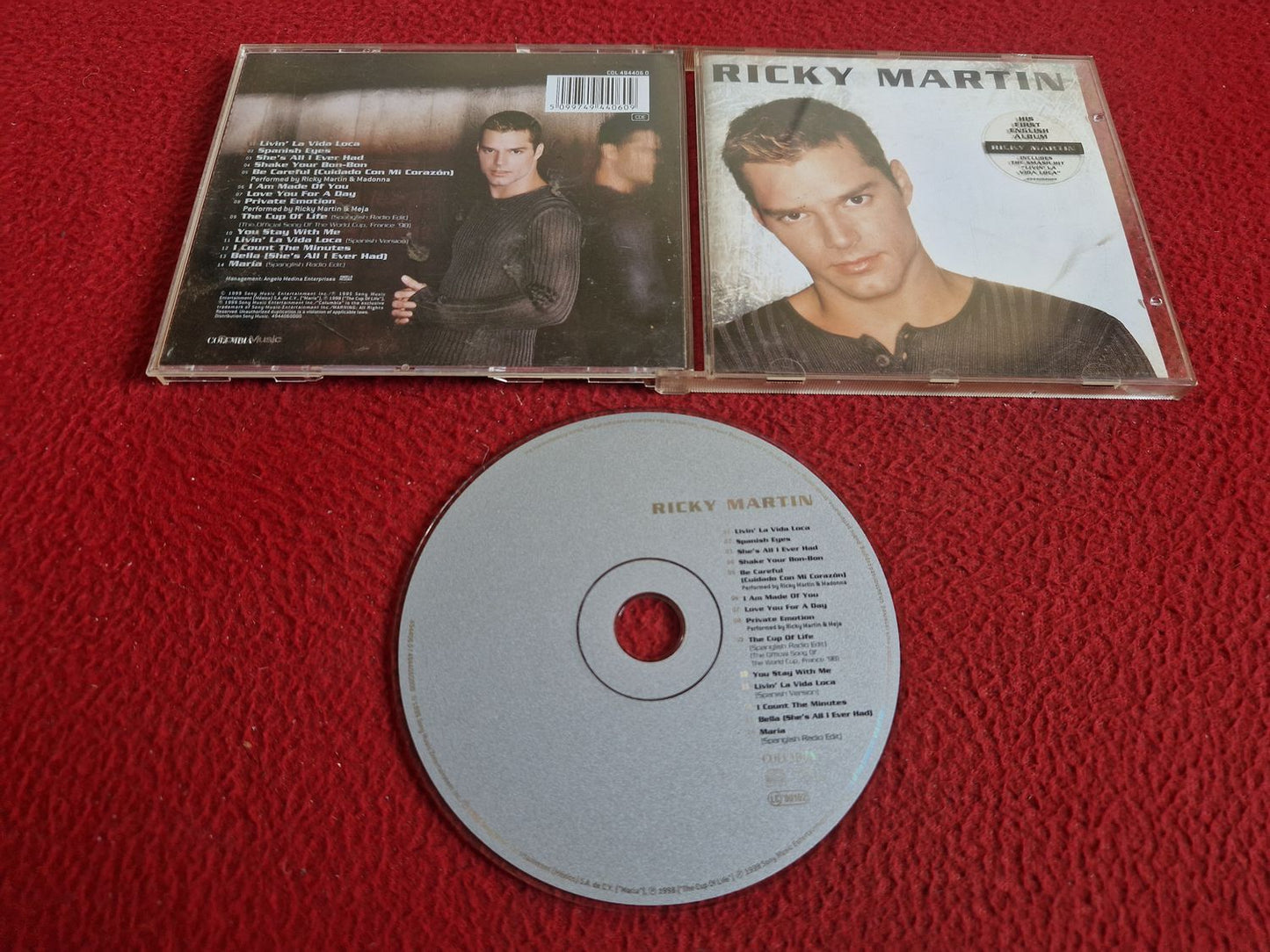 RICKY MARTIN - RICKY MARTIN CD