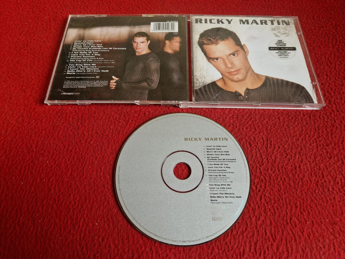 RICKY MARTIN - RICKY MARTIN CD